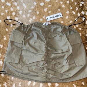 Steve Madden Olive Green Cargo Skirt
